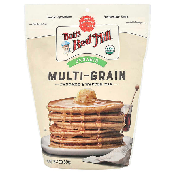 Bob's Red Mill, Organic Multi-Grain Pancake & Waffle Mix, 24 oz (680 g)