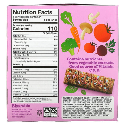 MadeGood, Granola Bars, Chocolate Drizzled, Birthday Cake, 5 Bars, 0.85 oz (24 g) Each