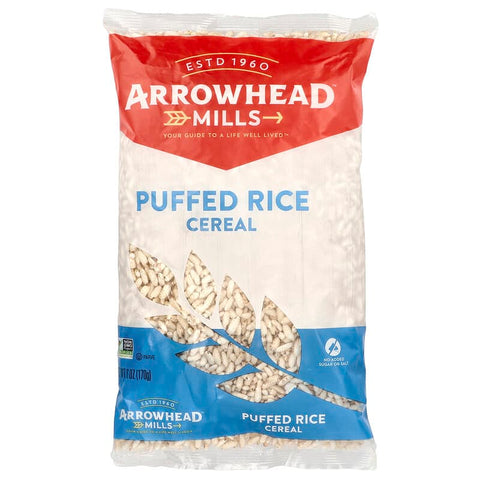 Arrowhead Mills, Puffed Rice Cereal, 6 oz (170 g) 3 PACK