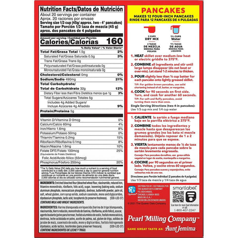 Aunt Jemima Complete Pancake Mix Buttermilk 32.0 oz