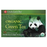 Uncle Lee's Tea, Organic Green Tea, 100 Tea Bags, 5.64 oz