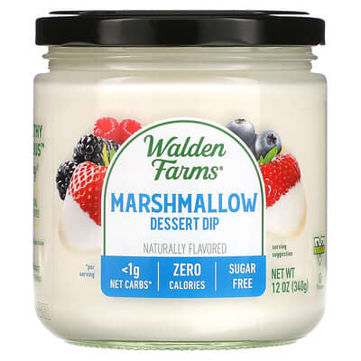 Walden Farms, Marshmallow Dessert Dip, 12 oz (340 g)-2PACK
