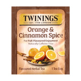 Twinings, Flavored Herbal Tea, Orange & Cinnamon Spice, Caffeine Free, 20 Tea Bags, 1.41 oz 2pack