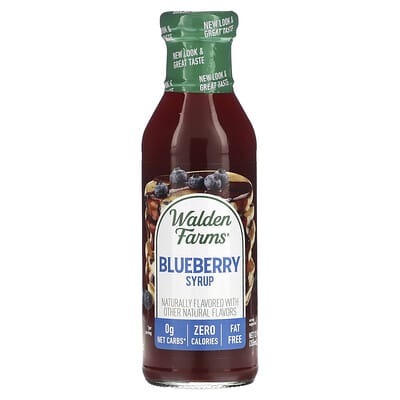 Walden Farms, Blueberry Syrup, 12 fl oz (355 ml) 2 PACK