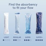 Lola Regular & Super Organic Cotton Tampons Mixed Pack - 20 Plastic Applicator Tampons