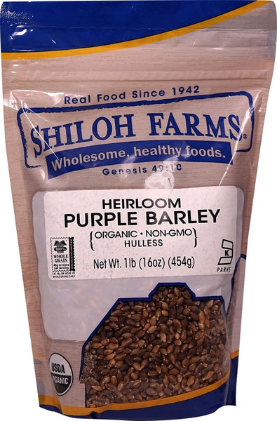 Shiloh Farms Organic Heirloom Purple Barley Hulless -- 1 lb