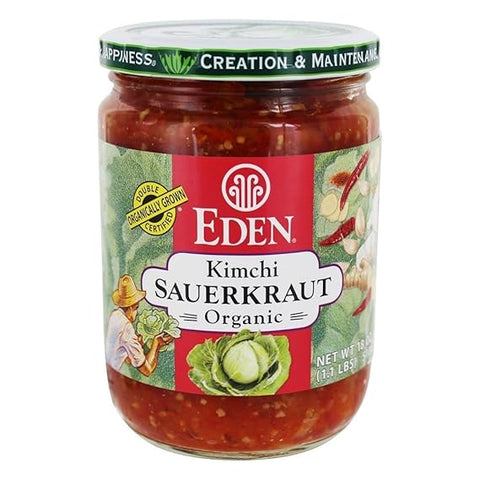 Eden Foods Organic Sauerkraut -- 18 oz Kimchi -- 18 oz