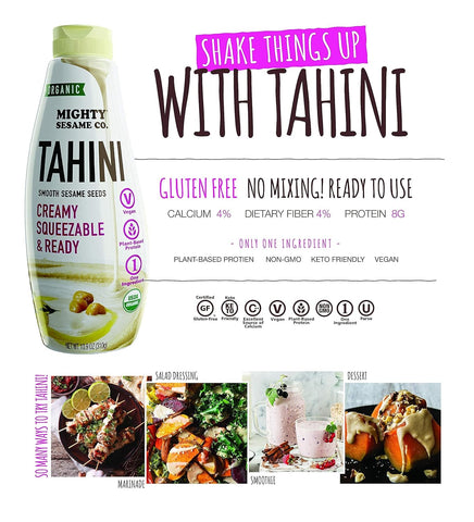 Mighty Sesame Co Fine Sesame Tahini -- 10.9 oz