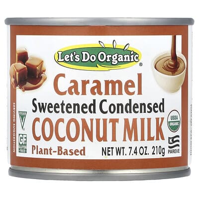 Edward & Sons, Let's Do Organic®, Sweetened Condensed Coconut Milk, Caramel , 7.4 oz 2 pack