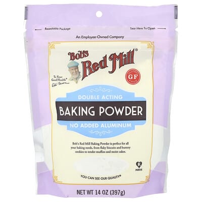 Bob's Red Mill, Double Acting Baking Powder, 14 oz (397 g)-2 PACK