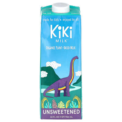 Kiki Milk, Organic Plant-Based Milk, Unsweetened , 32 fl oz