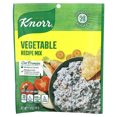 Knorr, Vegetable Recipe Mix, 1.4 oz (40 g)3 PACK