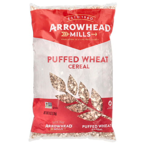Arrowhead Mills, Puffed Wheat Cereal, 6 oz (170 g) 3 PACK
