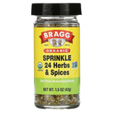 Bragg, Organic, Sprinkle 24 Herbs & Spices, Salt-Free Seasoning Blend , 1.5 oz