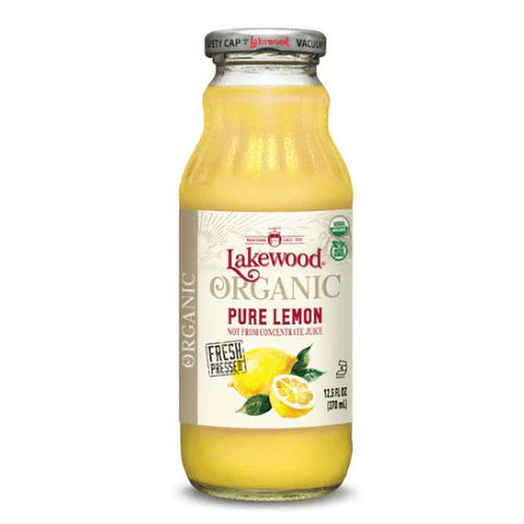 Lakewood Organic Pure Juice Fresh Pressed Lemon 12.5 fl oz