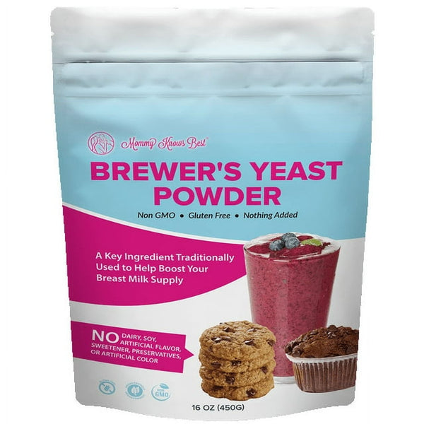 Mommy Knows Best, Brewer's Yeast Powder, Unflavored, 0.94 lb