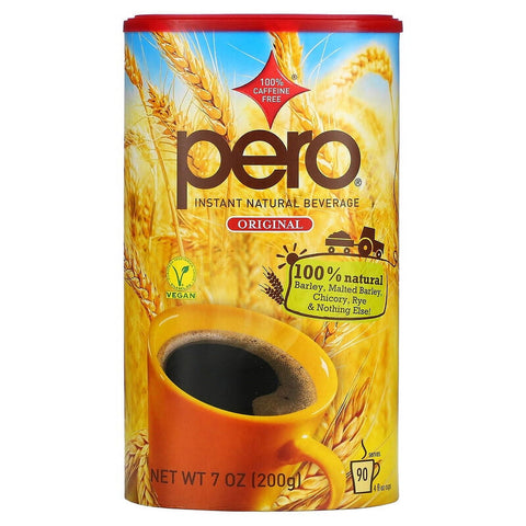 Pero, Instant Natural Beverage, Caffeine Free, Original, 7 Oz