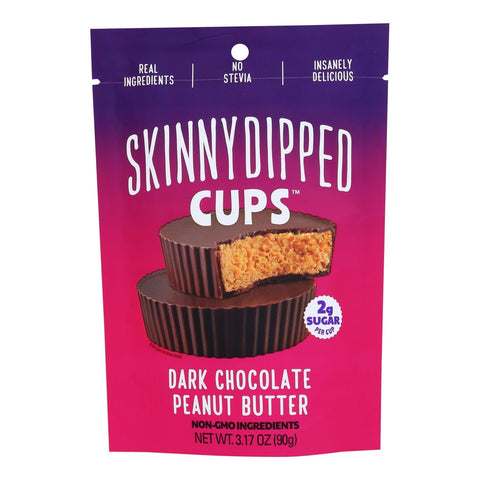 Skinnydipped Dark Chocolate Peanut Butter Cups 3.17 oz