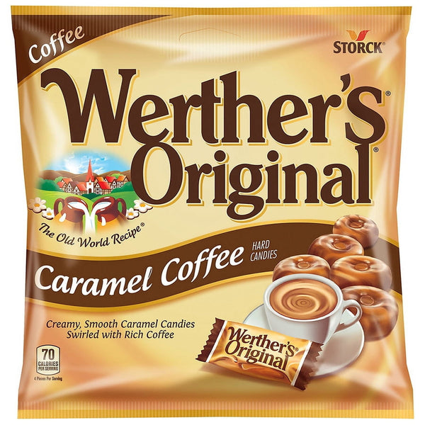 Werther's Original Hard Coffee Caramel Candies Caramel Coffee 5.5oz pack of 2