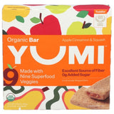 Yumi Organic Apple Cinnamon & Squash Superfood Veggie Bars 5ct 3.74 oz