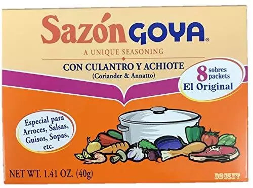 Sazon Goya Seasoning 1.41 oz Pack of 2