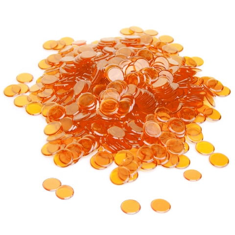 300 Pack Orange Bingo Chips