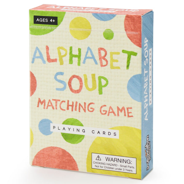 Alphabet Soup Matching and Memory Card Game