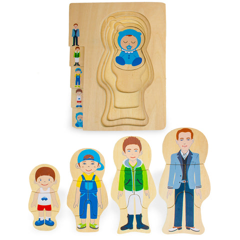 Gregory Grows Up Layered Jigsaw Puzzle