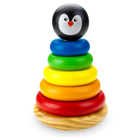 Rainbow Rings Stacking Tower