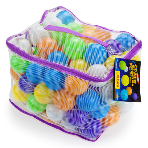 Space Adventure Soft Play Balls, 100-pack
