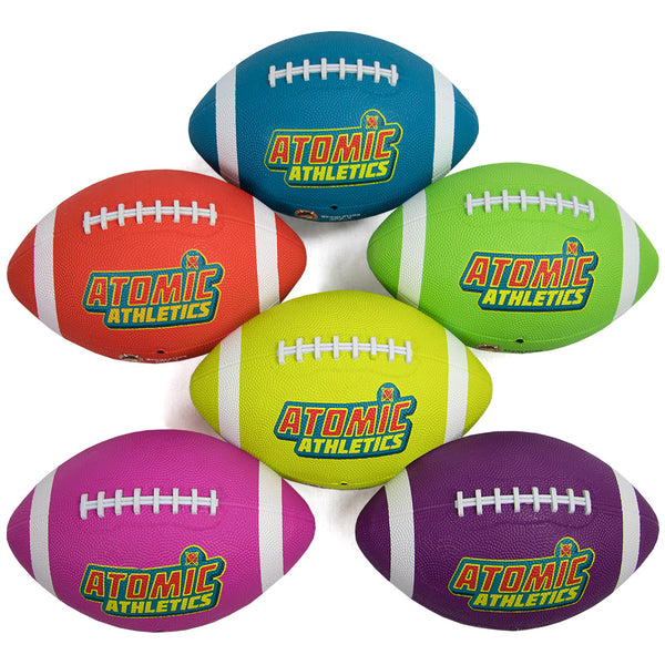 6 Regulation Size Neon Footballs