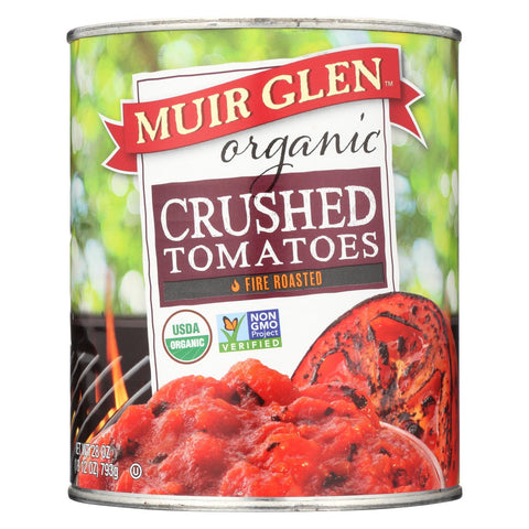 Muir Glen Fire Roasted Crushed Tomato - Tomato - Case Of 12 - 28 Oz.