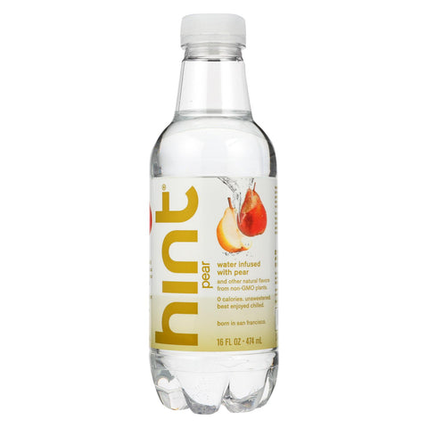 Hint Pear Water - Pear - Case Of 12 - 16 Fl Oz.