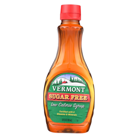 Maple Grove Farms Vermont Sugar Free Low Calorie Syrup - Case Of 12 - 12 Fl Oz.