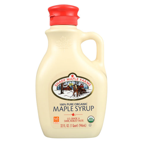 Shady Maple Farms 100 Percent Pure Organic Maple Syrup - Case Of 6 - 32 Fl Oz.
