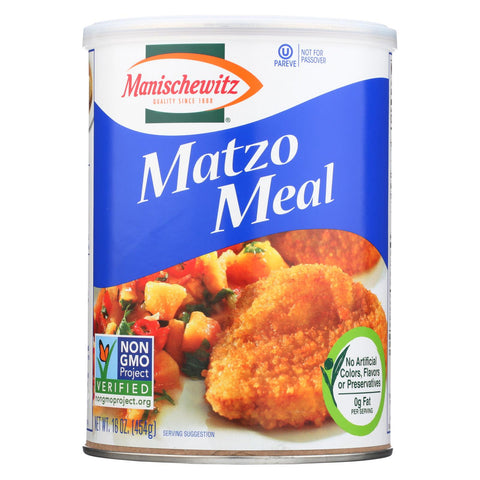 Manischewitz Meal Daily Canister - Case Of 12 - 16 Oz.