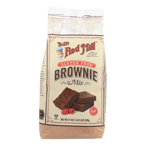 Bob's Red Mill Gluten Free Brownie Mix - 21 Oz - Case Of 4