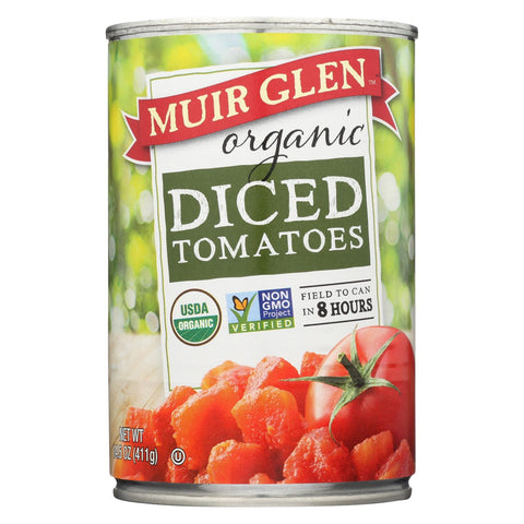 Muir Glen Organic Tomatoes, Diced - Tomatoes - Case Of 12 - 14.5 Oz.