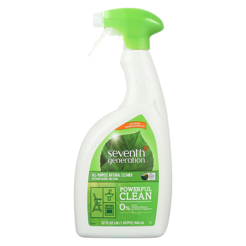 Seventh Generation All Purpose Natural Cleaner - Free And Clear - Case Of 8 - 32 Fl Oz.