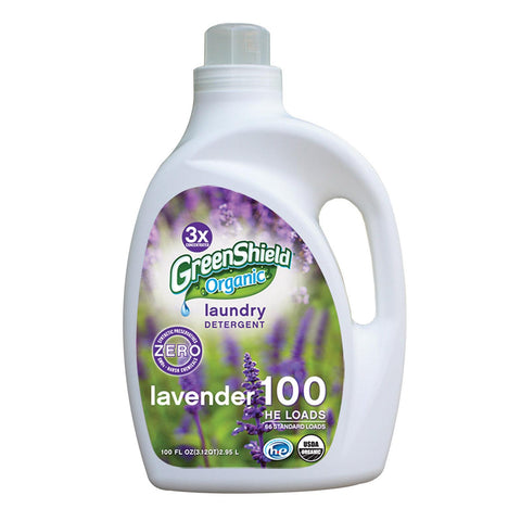 Green Shield Organic Laundry Detergent - Lavender - Case Of 2 - 100 Fl Oz.