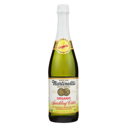 Martinelli's Organic Cider Sparkling - Case Of 12 - 25.4 Fl Oz.