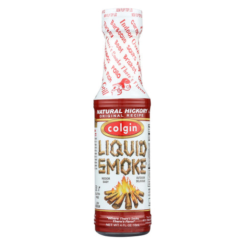 Colgin Liquid Smoke, Natural Hickory Original Recipe,  - Case Of 6 - 4 Fz