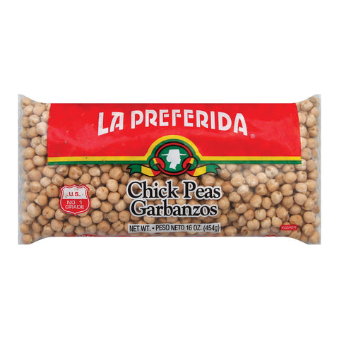 La Preferida Chick Peas - Case Of 24 - 16 Oz
