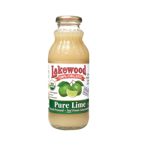 Lakewood Pure Lime Juice - Lime - Case Of 12 - 12.5 Fl Oz.