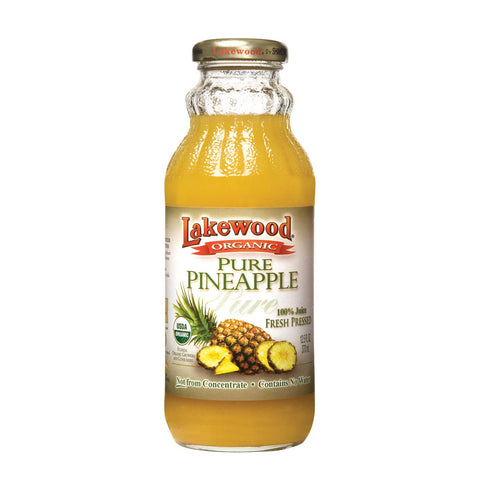 Lakewood Pineapple Juice - Pineapple - Case Of 12 - 12.5 Fl Oz.