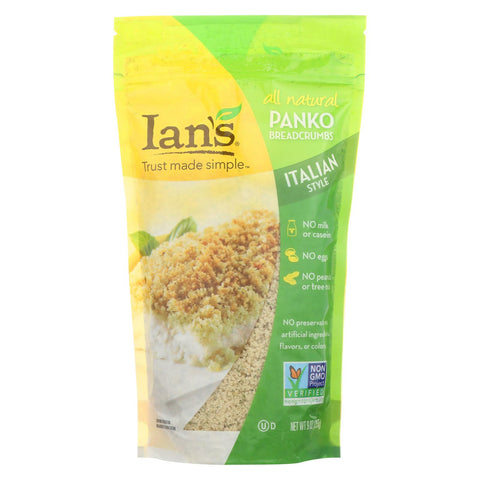 Ian's Panko Breadcrumbs - Italian - Case Of 12 - 9 Oz.