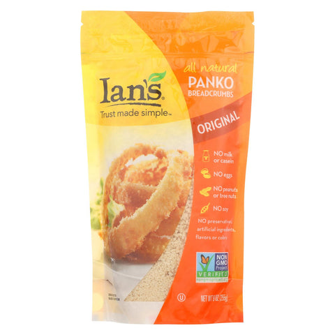 Ian's Panko Breadcrumbs - Original - Case Of 12 - 9 Oz.