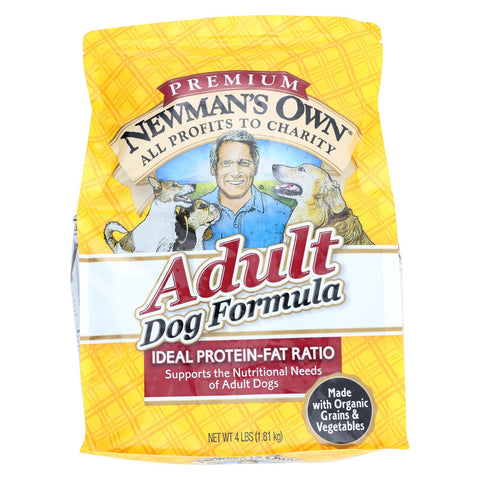 Newman's Own Organics Dog Dry Formula - Premium Adult - Case Of 6 - 4