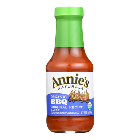 Annie's Naturals Organic Bbq Original Recipe Sauce - Case Of 12 - 12 Oz.