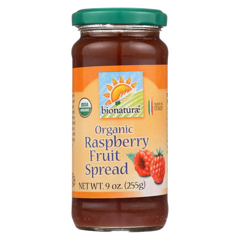 Bionaturae Fruit Spread - Raspberry - Case Of 12 - 9 Oz.